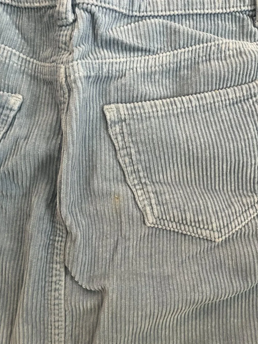 Light Blue Corduroy Skirt - Picture 3 of 4